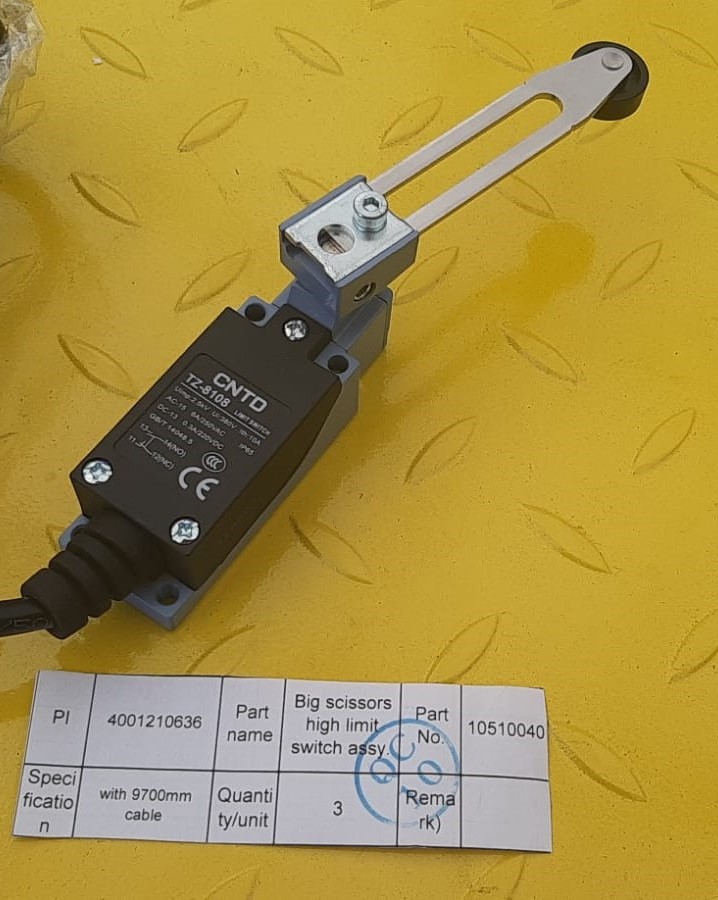 510040 Концевой выключатель для ножничного подъёмника (510041)